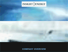 Tablet Screenshot of insightenergy.com